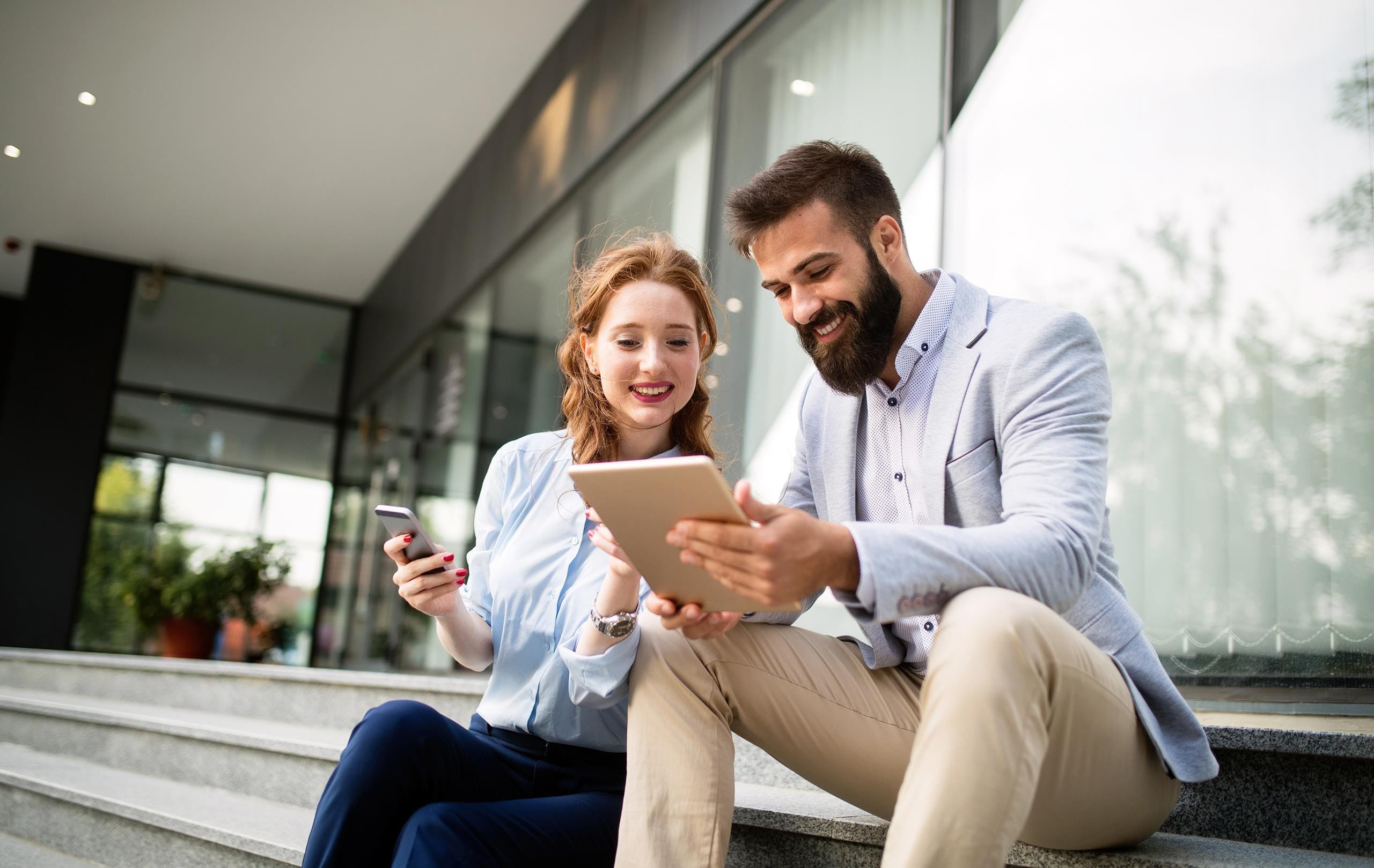 Business partners discussing Business partners discussing